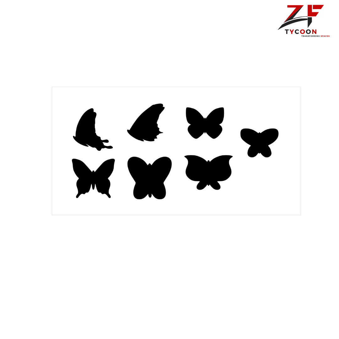 ZF Pack of 20 Plus Wooden Butterflies for Your Kids Bedroom Wall Decoration