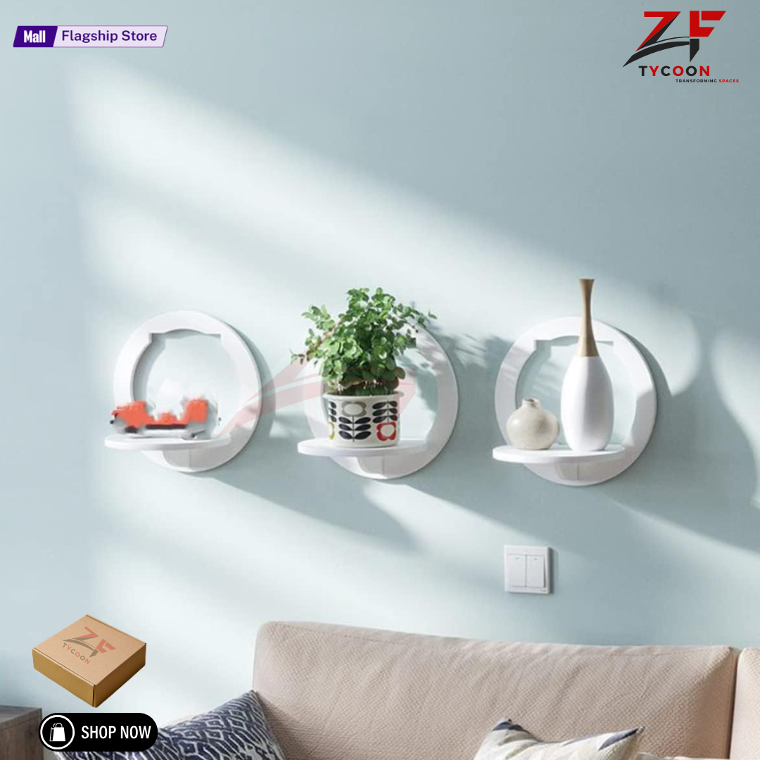 ZF Cat shape Wall Shelf, Wall Shelves, Wooden Wall Shelf For kids, girls, bed room, Laser cut floating Shelf White/Brown/Black