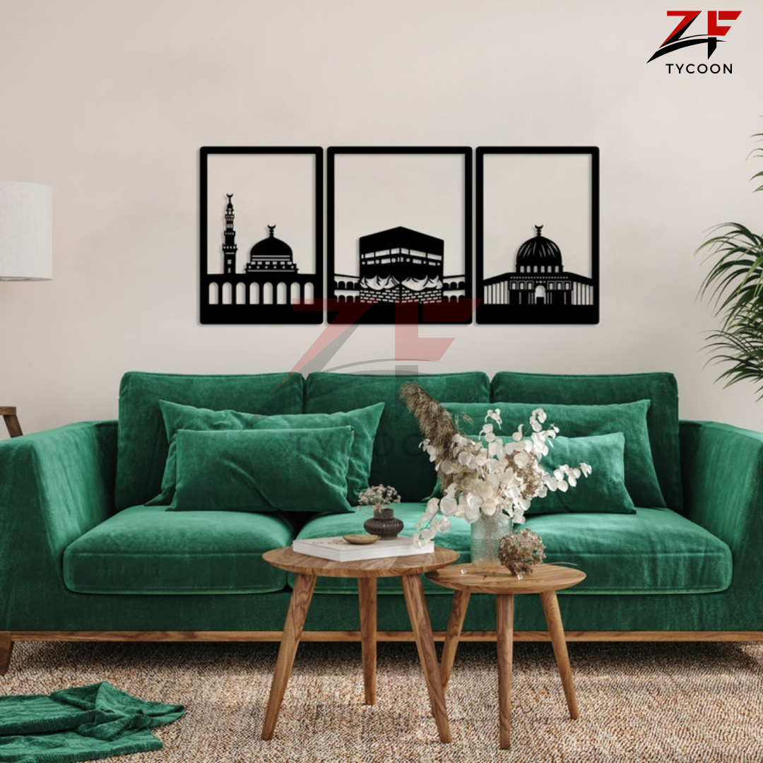 ZF Modern WallDecor Hanging Decor | 3D DIY Laser Cut Cnc | Wall Art Design Decoration | Home Decor Living Room