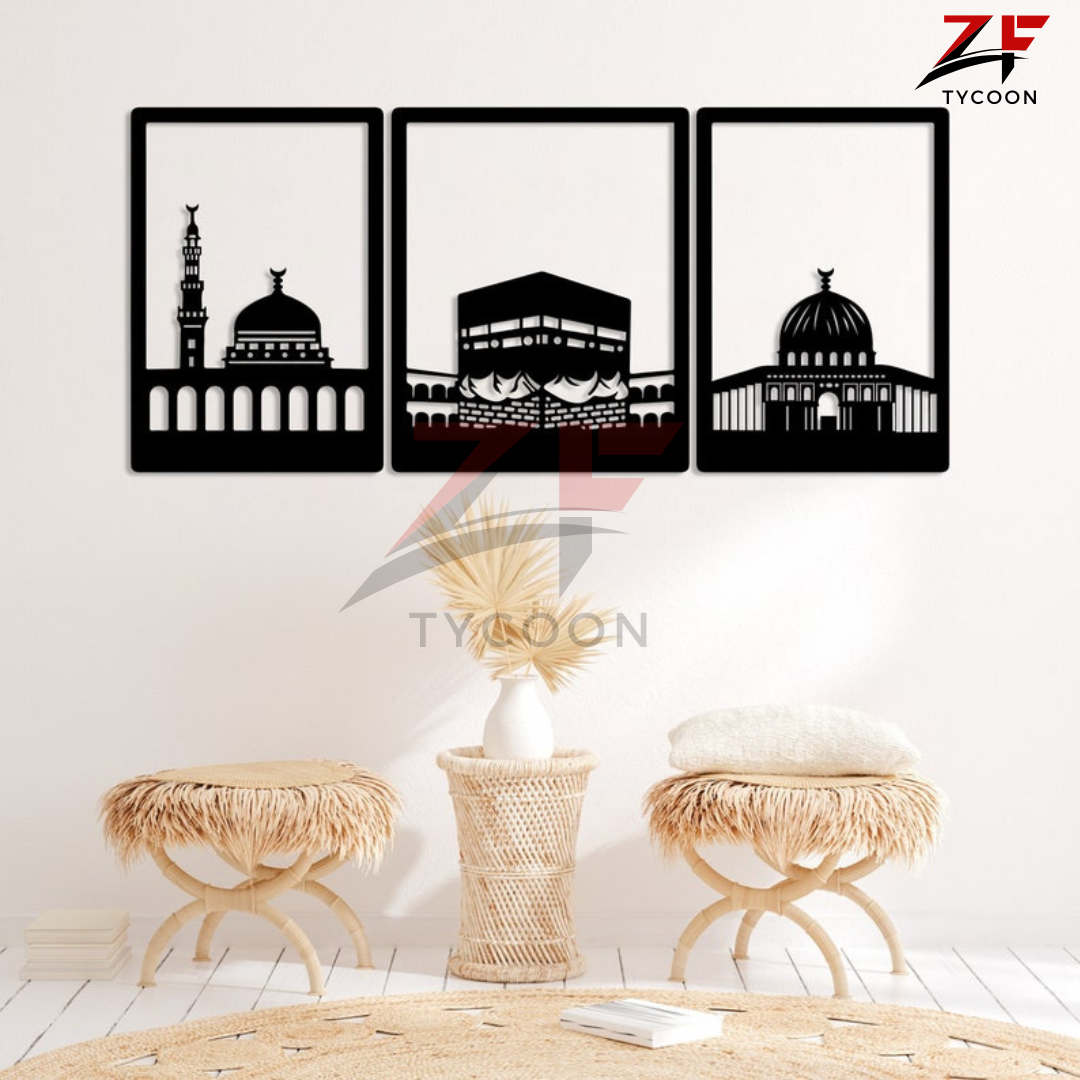 ZF Modern WallDecor Hanging Decor | 3D DIY Laser Cut Cnc | Wall Art Design Decoration | Home Decor Living Room