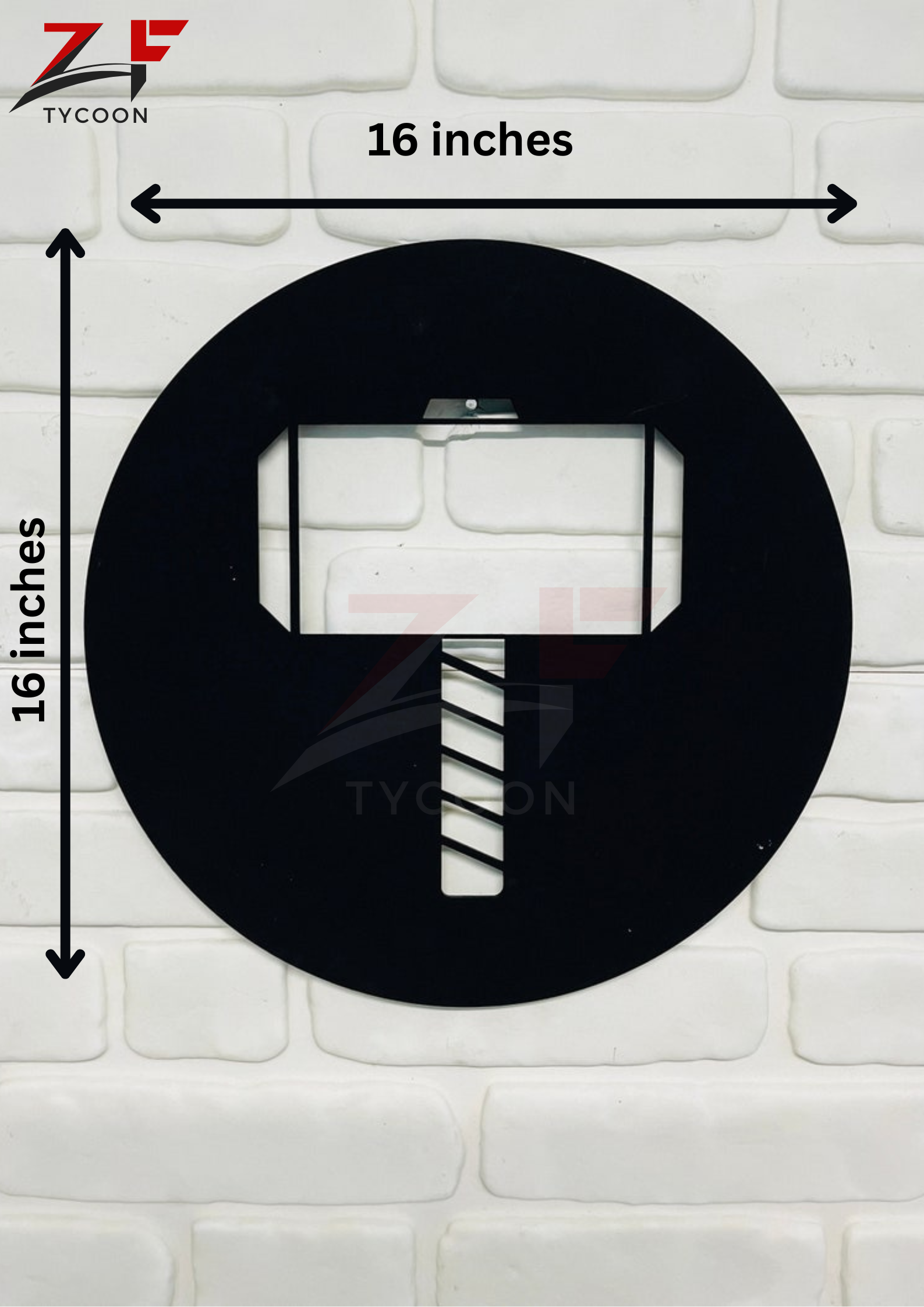 ZF Thor's Hammer | Led Wall Art