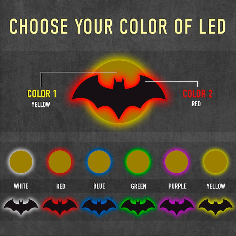 ZF Batman's Gotham | Glowing Wall Decor