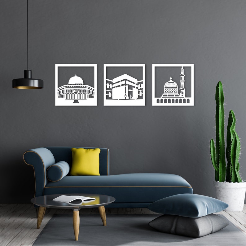 ZF Modern WallDecor Hanging Decor | 3D DIY Laser Cut Cnc | Wall Art Design Decoration | Home Decor Living Room