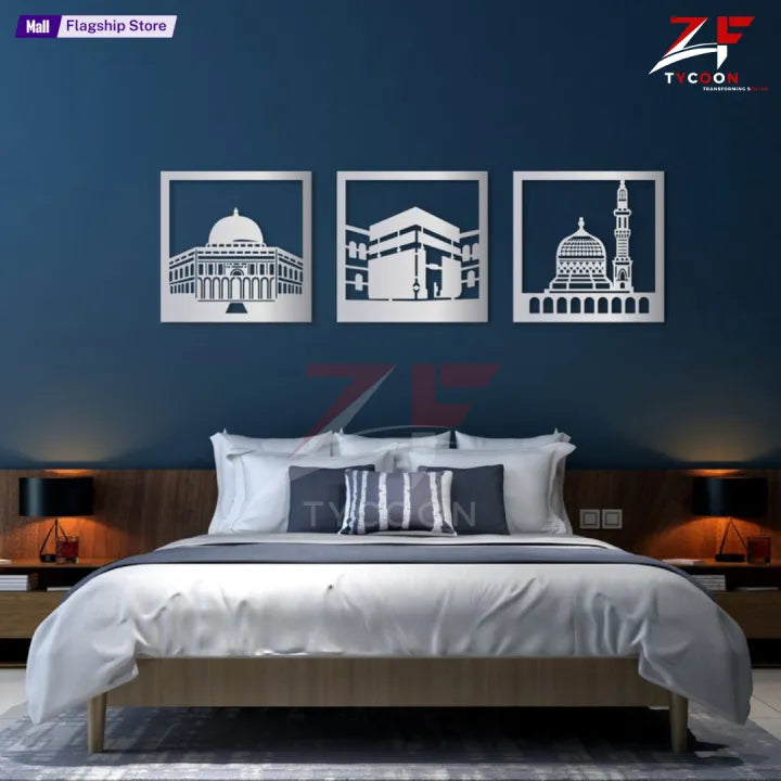 ZF Modern WallDecor Hanging Decor | 3D DIY Laser Cut Cnc | Wall Art Design Decoration | Home Decor Living Room